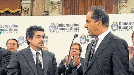  ?? NA ?? Alejandro Arlía fomó parte de los equipos ministeria­les durante las dos gobernacio­nes sciolistas, entre 2007 y 2015.