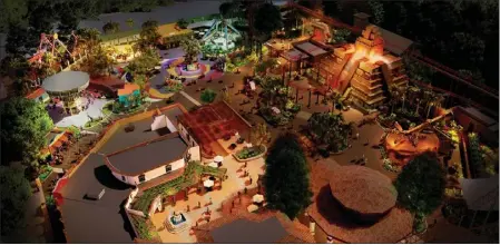  ?? COURTESY OF KNOTT'S BERRY FARM ?? The reimagined Fiesta Village will debut in 2023at Knott's Berry Farm as a tribute to L.A.'s Olvera Street.