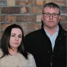  ??  ?? Evan’s parents, Fiona Tuite and Ivan Murphy. Pic: Kieran Carr.