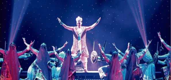  ?? — Photos: HANDOUTS ?? Mystic India: The World Tour is a high-energy dance spectacle that features well-known Bollywood songs.