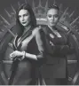  ?? ?? Morena Baccarin and Ryan Michelle Bathe star in “The Endgame”