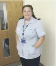  ??  ?? HEALTH HERO: Freddie’s mum Lucy in her NHS uniform.