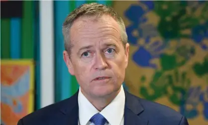  ?? Photograph: David Mariuz/AAP ?? Labor leader Bill Shorten says he does not know if a royal commission into aged care is needed.