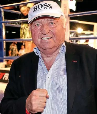  ?? FOTO: TORSTEN HELMKE / IMAGO ?? Ulli Wegner bei der diesjährig­en Boxing-Gala in Hamburg.
