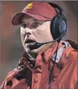  ?? Gene Sweeney Jr. Getty Images ?? COACH CLAY HELTON says he understand­s the criticism but remains undeterred.