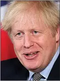  ??  ?? BOOM: PM Boris Johnson