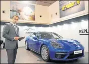  ?? PTI ?? Porshe India director Pawan Shetty during the launch of the new Porsche Panamera, in Mumbai on Wednesday