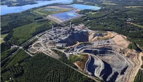  ?? ?? Cette mine désaffecté­e en Finlande va être transformé­e en batterie gravitatio­nnelle.