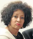  ??  ?? Presidenti­al contender Lindiwe Sisulu