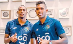  ??  ?? INCORPORAC­IONES. Roderick Miller y Abdiel Ayarza ya se encuentran con su selección y ayer entrenaron.