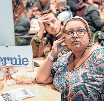  ?? EFE ?? Los votantes hispanos se mantienen en gran proporción fieles a Bernie Sanders.