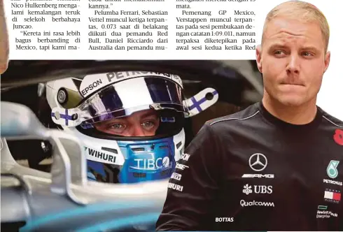  ??  ?? BOTTAS