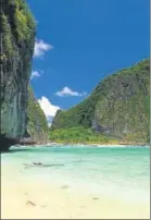  ?? PHOTO: ISTOCK ?? Maya Bay beach in Ko Phi Phi Le Island
