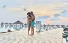  ??  ?? THE couple shared their paradise holiday pictures on social media.