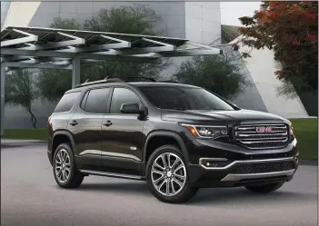  ?? GMC/TRIBUNE NEWS SERVICE ?? The 2018 GMC Acadia All Terrain.