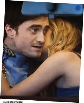  ??  ?? Touch of romance: Daniel Radcliffe and Megan Park in What If