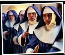  ??  ?? High stakes: Nuns line up to fend off Dracula