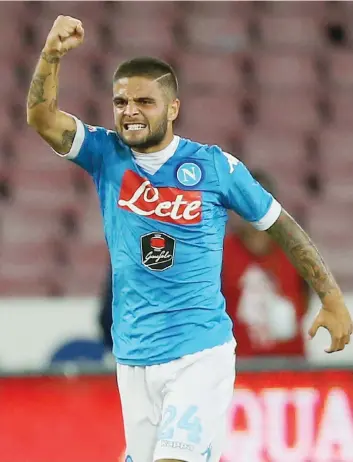  ?? GETTY IMAGES ?? L’attaccante Lorenzo Insigne, 24 anni, è nato a Frattamagg­iore a 15 km da Napoli