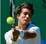  ?? ANDY HOOPER ?? Crowd-pleaser: Bedene