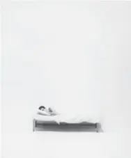 ?? RONALD FELDMAN GALLERY, NEW YORK ?? Chris Burden, Bed Piece, 1972. The artist lay in bed in a gallery for an entire month.