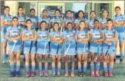  ?? HI ?? The women’s hockey team for the Asian Champions Trophy.