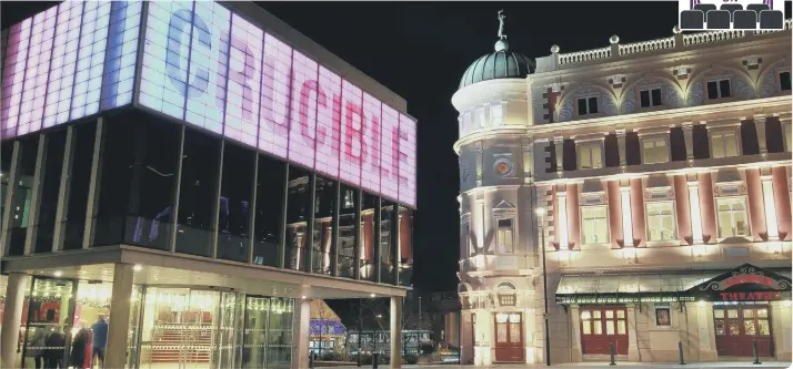  ??  ?? The Crucible and Lyceum theatres in Sheffield