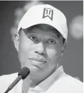  ??  ?? TIGER WOODS