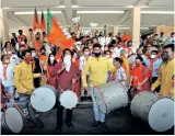  ??  ?? BJP supporters celebrate after the party’s coalition won the Bihar state Assembly election on Wednesday. They won 125 seats in the 243-member Assembly