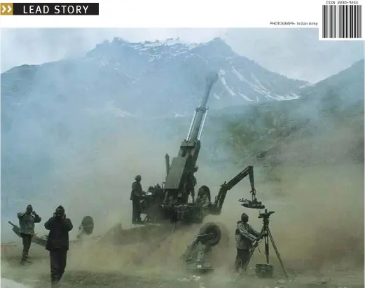  ?? PHOTOGRAPH: Indian Army ?? Bofors Gun helped the Indian Army to win the Kargil War against Pakistan in 1999