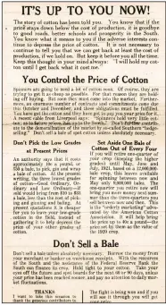  ??  ?? Excerpt from an ad in the Oct. 11, 1920, Arkansas Democrat (Arkansas Democrat-Gazette)