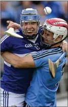  ??  ?? HOLD ON: Maher (l) and O’Callaghan