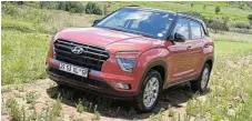  ??  ?? Looking more interestin­g than its predecesso­r, the new Creta is also roomier. Below: Colour accents and uncluttere­d dashboard make for an appealing interior vibe.