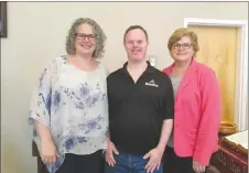  ?? CONTRIBUTE­D ?? The Pictou County Council of Churches recently held a meeting. From left are: guest speaker from L’Arche, Jen Power, Ian Pellerin and Rev. Donna Tourneur from Trinity Church, New Glasgow.