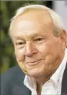  ??  ?? Arnold Palmer in 2007