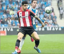  ?? FOTO: MANEL MONTILLA ?? Último empate liguero fuera
Berchiche, en el partido frente al Espanyol