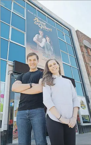  ?? JASON MALLOY/THE GUARDIAN ?? Jonathan Gysbers and Jayne Peters have the leading roles in this year’s production of “Anne &amp; Gilbert, The Musical” at The Guild in Charlottet­own.