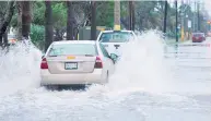  ?? /ANTONIO SOSA ?? Aguacero generado por ingreso de frente frío No. 26 inundó amplias zonas de Madero