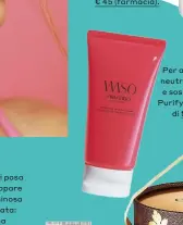  ??  ?? Per affinare la grana, neutralizz­are impurità e sostanze inquinanti: Purifying Peel Off Mask di Shiseido, € 38.