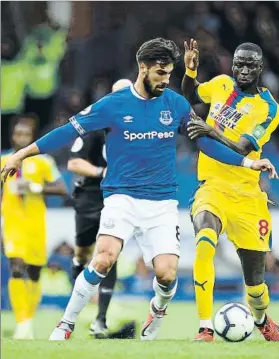  ?? FOTO: GYI ?? André Gomes reapareció por fin No jugaba desde que se lesionó con el Barça en julio