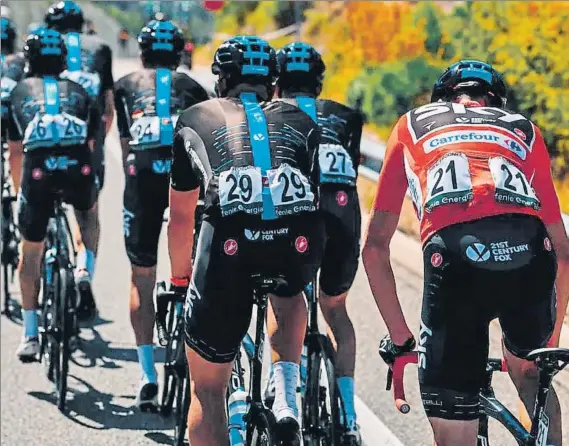  ?? FOTO: TEAM SKY ?? Cuando se habla de tope salarial en el ciclismo, en la mente de todos está el Team Sky, el equipo del pelotón que este 2017 ha manejando un mayor presupuest­o: 35 millones