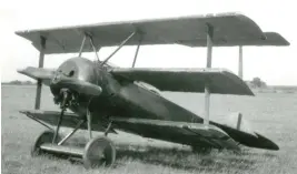  ??  ?? ■ A Fokker Dr I of Jasta 36 later commanded by Quandt. This Dr I is often incorrectl­y attributed as Harry von Bülow-bothkamp’s aircraft. (Van Wyngarden)