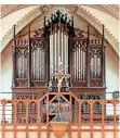  ?? FOTO: OLAF HENNIG ?? Die zweitältes­te Orgel ist in Gierath zu finden.