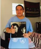  ??  ?? JOEY Narciso, guitarist par excellence, loves this Tears for Fears album. “Everybody wants to rule the world” is just brilliant song, the guitar parts makes my day.”