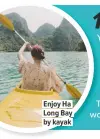  ??  ?? Enjoy Ha Long Bay by kayak