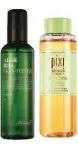  ??  ?? Tónico Natural de Isséimi (c.p.v.). ● Snail Bee high Content Skin de ● Benton (23,99 €). En Miin. Glow ● Tonic de Pixi by Petra (23,50 €). En Sephora.