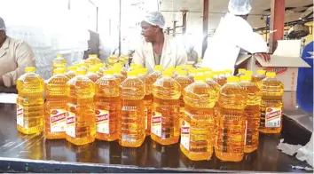  ??  ?? Pure Oil is pushing for a one stop manufactur­ing company where cooking oil, soap, baker’s fat and margarine are manufactur­ed at one factory