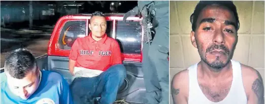  ??  ?? DETENIDO. Adán Rosales, de camiseta roja, fue capturado anoche y según la FNAMP participó en la liberación del Porkys.