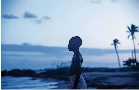  ?? [PHOTO BY DAVID BORNFRIEND, A24/AP] ?? This image released by A24 Films shows Alex Hibbert in a scene from the film, “Moonlight.” The film won an Oscar for best picture on Feb. 26.