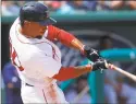  ?? John Bazemore / Associated Press ?? Red Sox outfielder Mookie Betts is on track to be a free agent after the 2020 season.