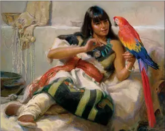  ?? COURTESY PHOTO IMAGE ?? ‘The Sacred Macaw of the Pueblo.’ by Julian Robles